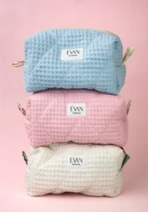 WAFFLE COSMETICS BAG